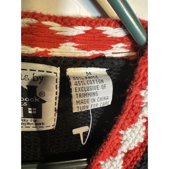 handknits storybook womens long sleeve button front sweater cardigan size Medium - Picture 14 of 14